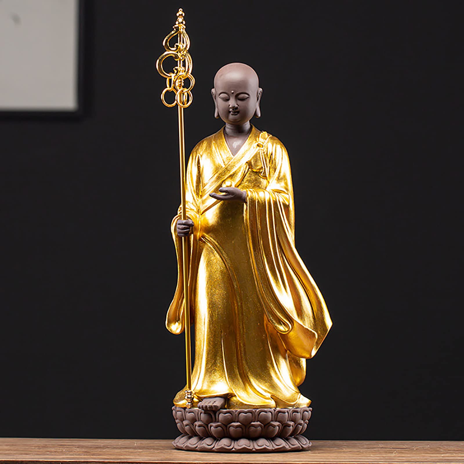 地蔵王菩薩仏像 家 玄関 仏間 供仏 開運 風水 工芸品 置物 61Dz3mOLL5L.jpg_BO30,255,255,